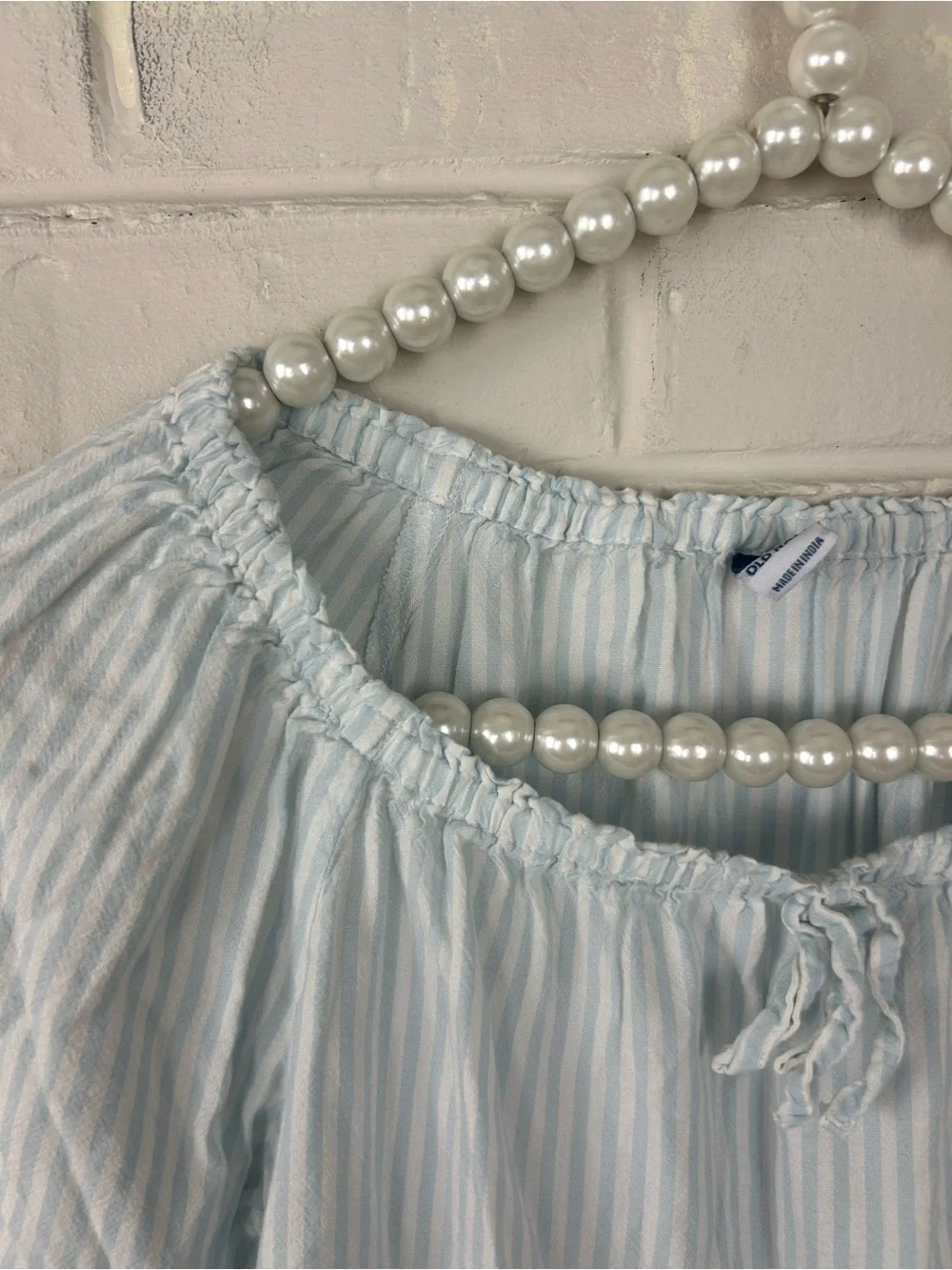 Old Navy Girls Striped Casual Peasant Top Size XL 14/16
